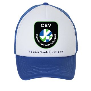 Casquette Filet BLEU ROYAL BLANC Super Finals 2022