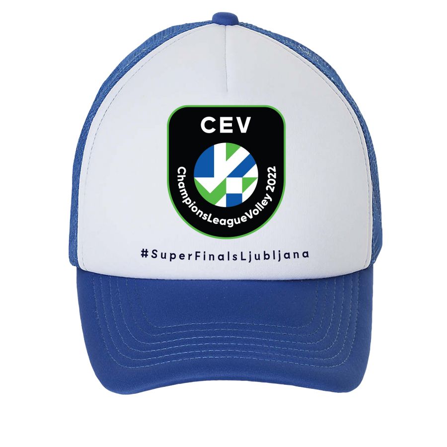 Casquette Filet BLEU ROYAL BLANC Super Finals 2022