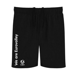 Short d'entrainement NOIR WeAreEuroVolley