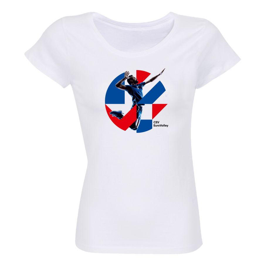 T-shirt Femme BLANC Volleymark Smash