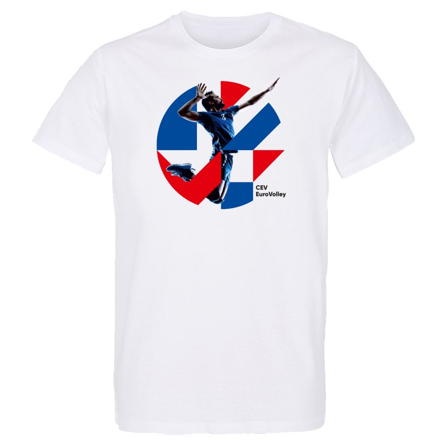 T-shirt BLANC Volleymark Smash
