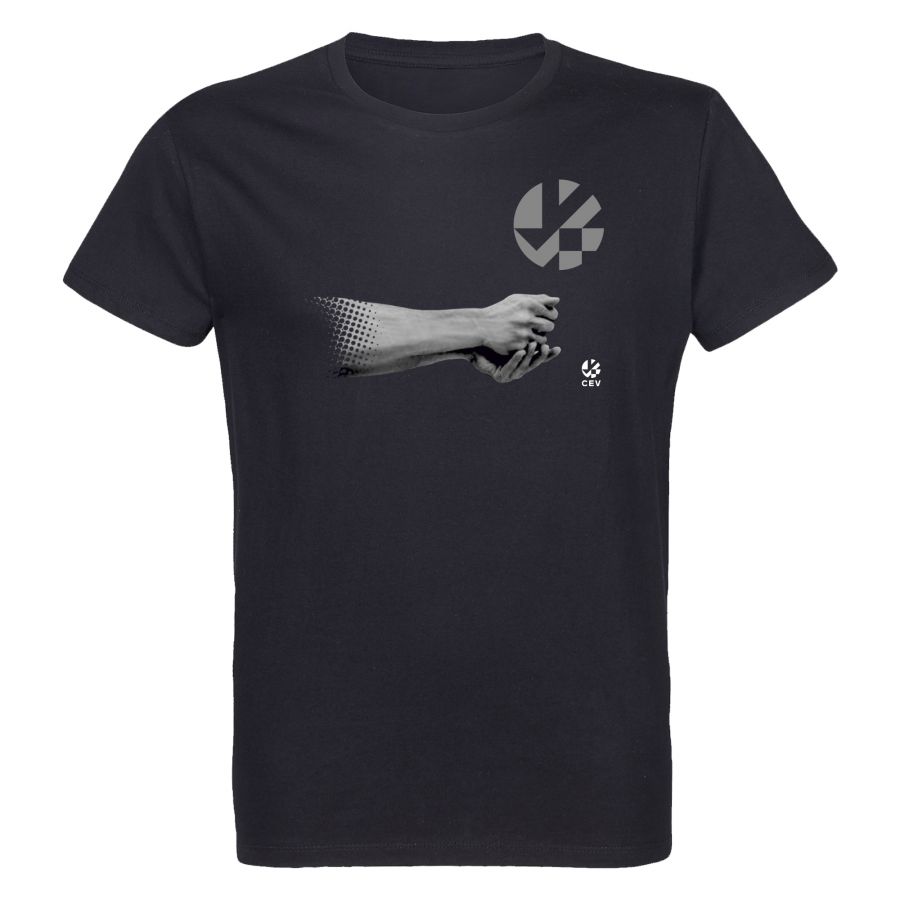 T-shirt NOIR Manchette CEV