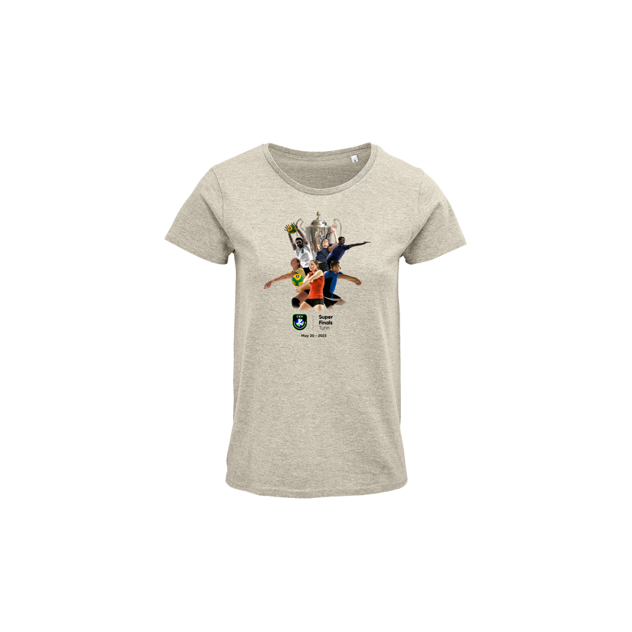 T-shirt Femme BEIGE Superfinal 2023 Turin