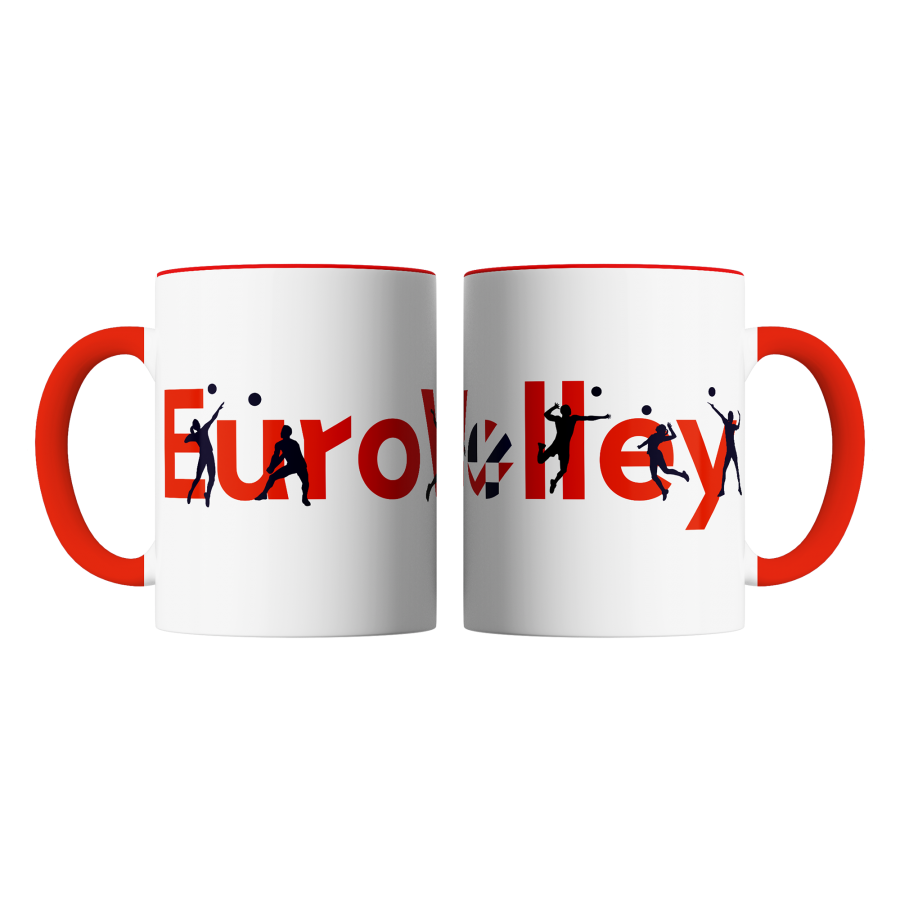 Mug BLANC ROUGE Eurovolley