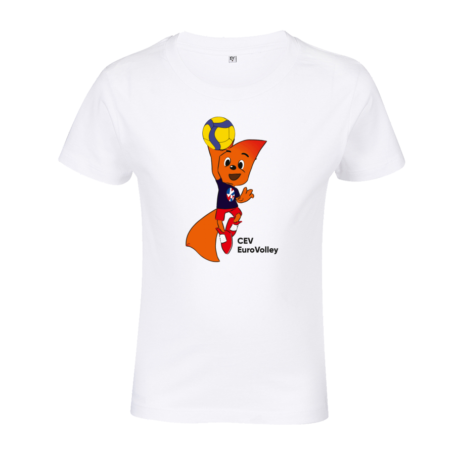 T-shirt KID BLANC Mascotte