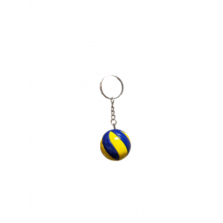 Porte-clés Ballon bleu et jaune